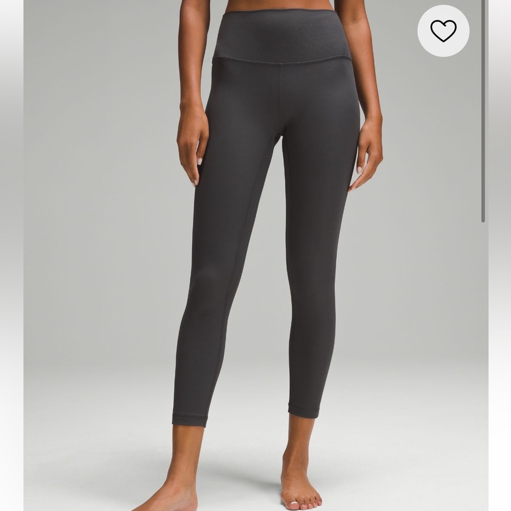 Lululemon Align High-Rise Ribbed Pant 25” NWOT